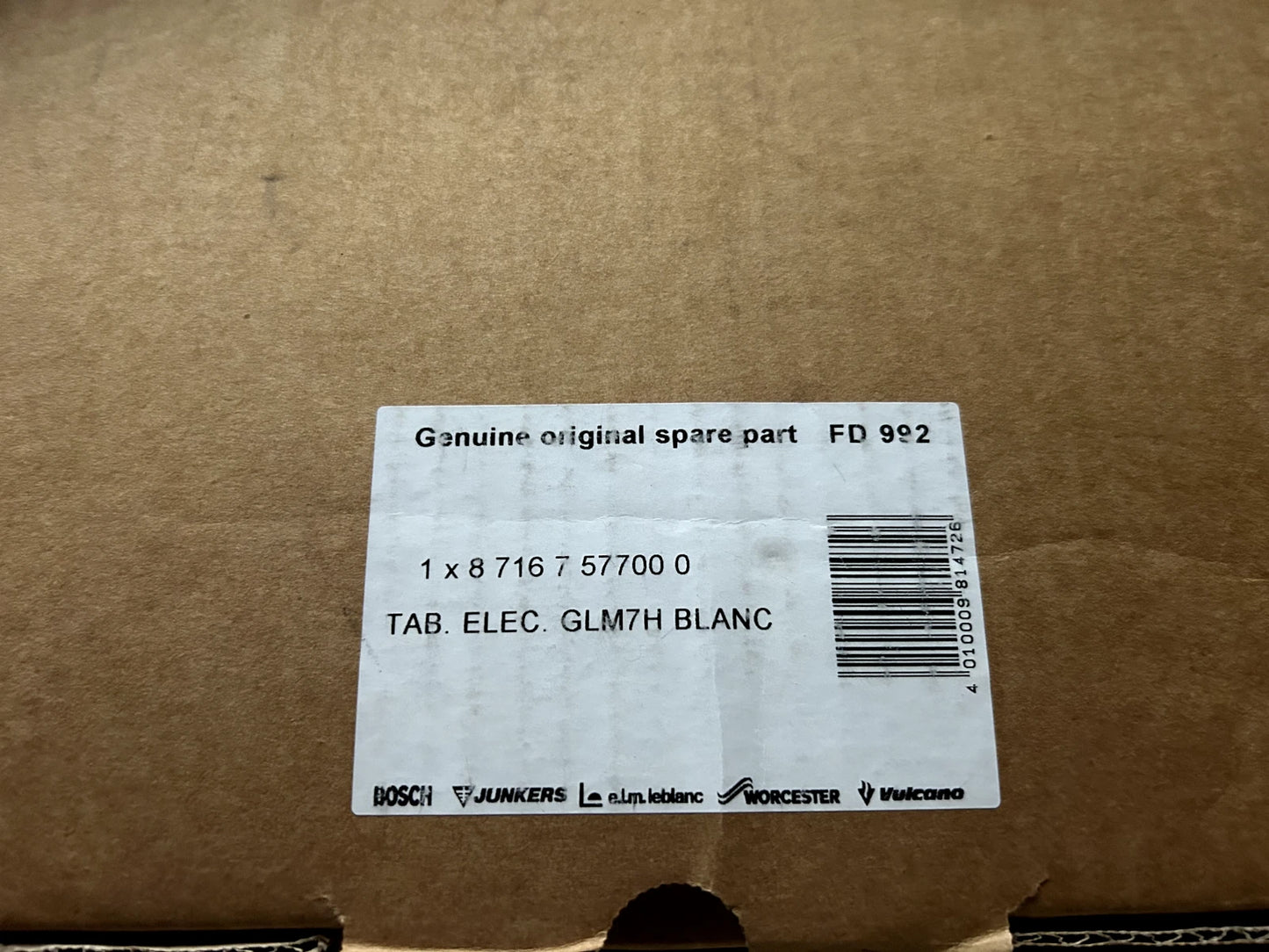 Panneau de commande électrique ELM Leblanc GLM7H – Neuf déstockage sans emballage